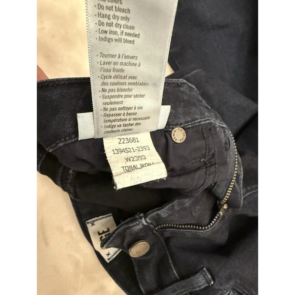 Paige Verdugo Ultra Skinny Women's Jeans Size 25 Dark Wash Stretch‎ Midrise